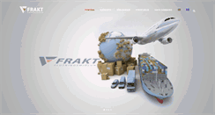 Desktop Screenshot of frakt.is