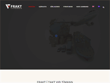 Tablet Screenshot of frakt.is